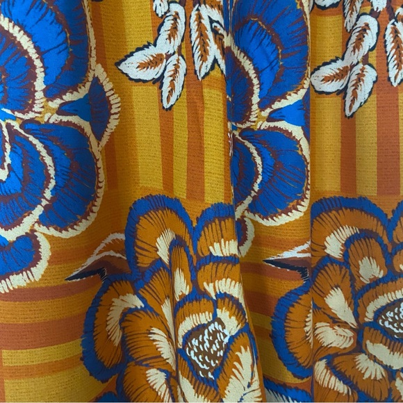 🌿|NWT| Farm x Anthropologie Smocked Wide Leg Jumpsuit - Picture 9 of 12